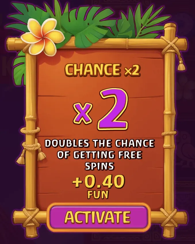 chance 2x heart of tiki