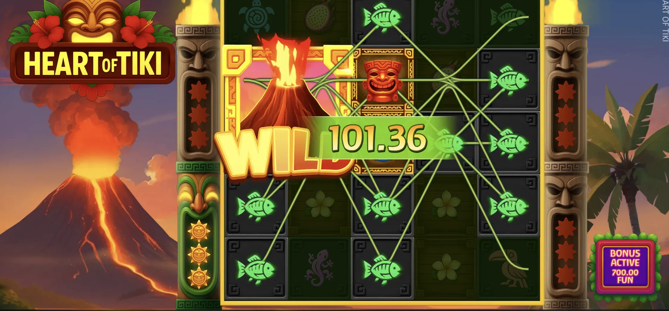 heart of tiki slot game